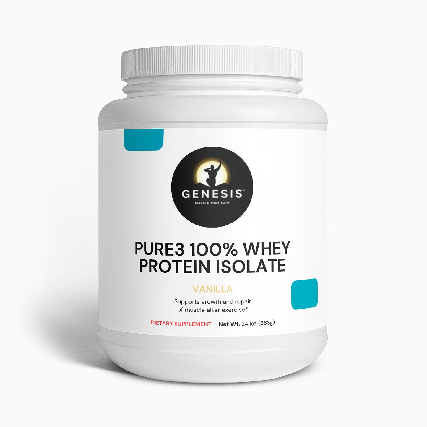 Pure3 100% Whey Protein Isolate (Vanilla)