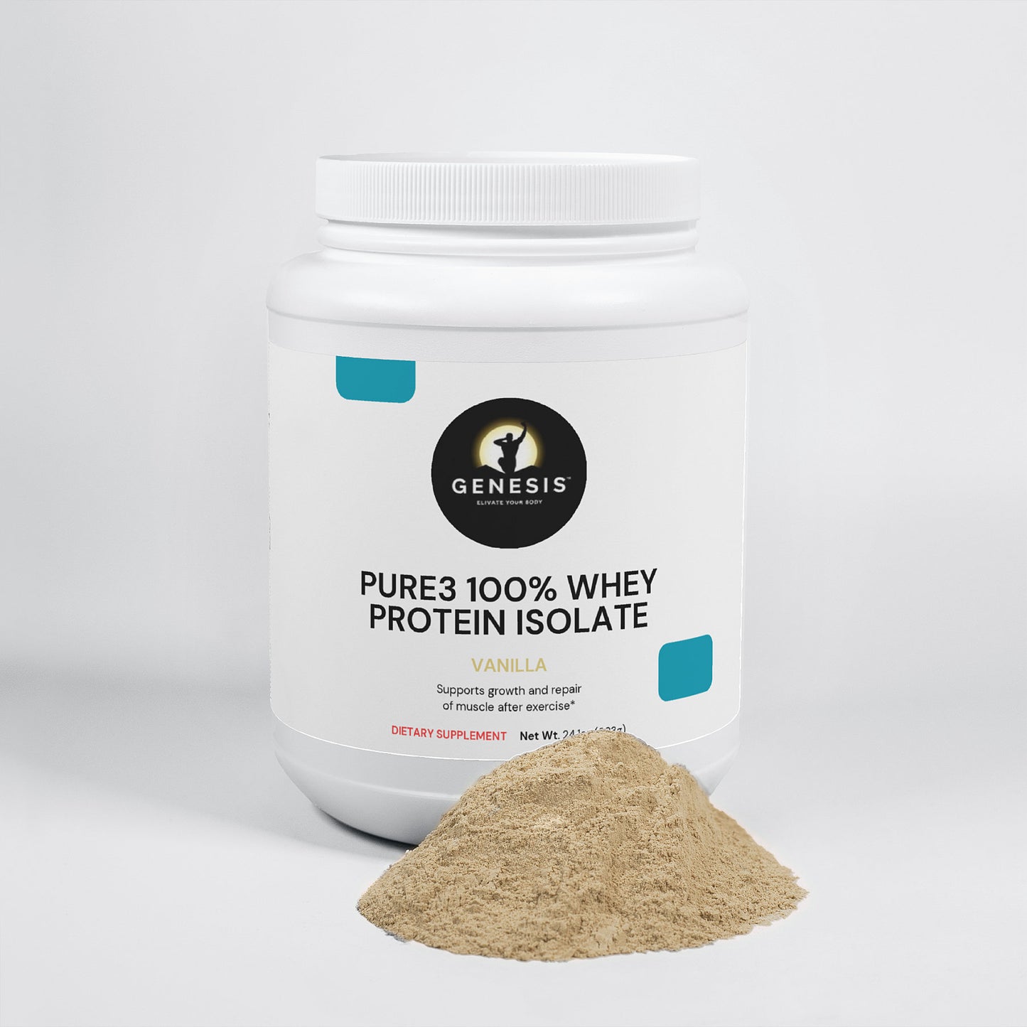 Pure3 100% Whey Protein Isolate (Vanilla)