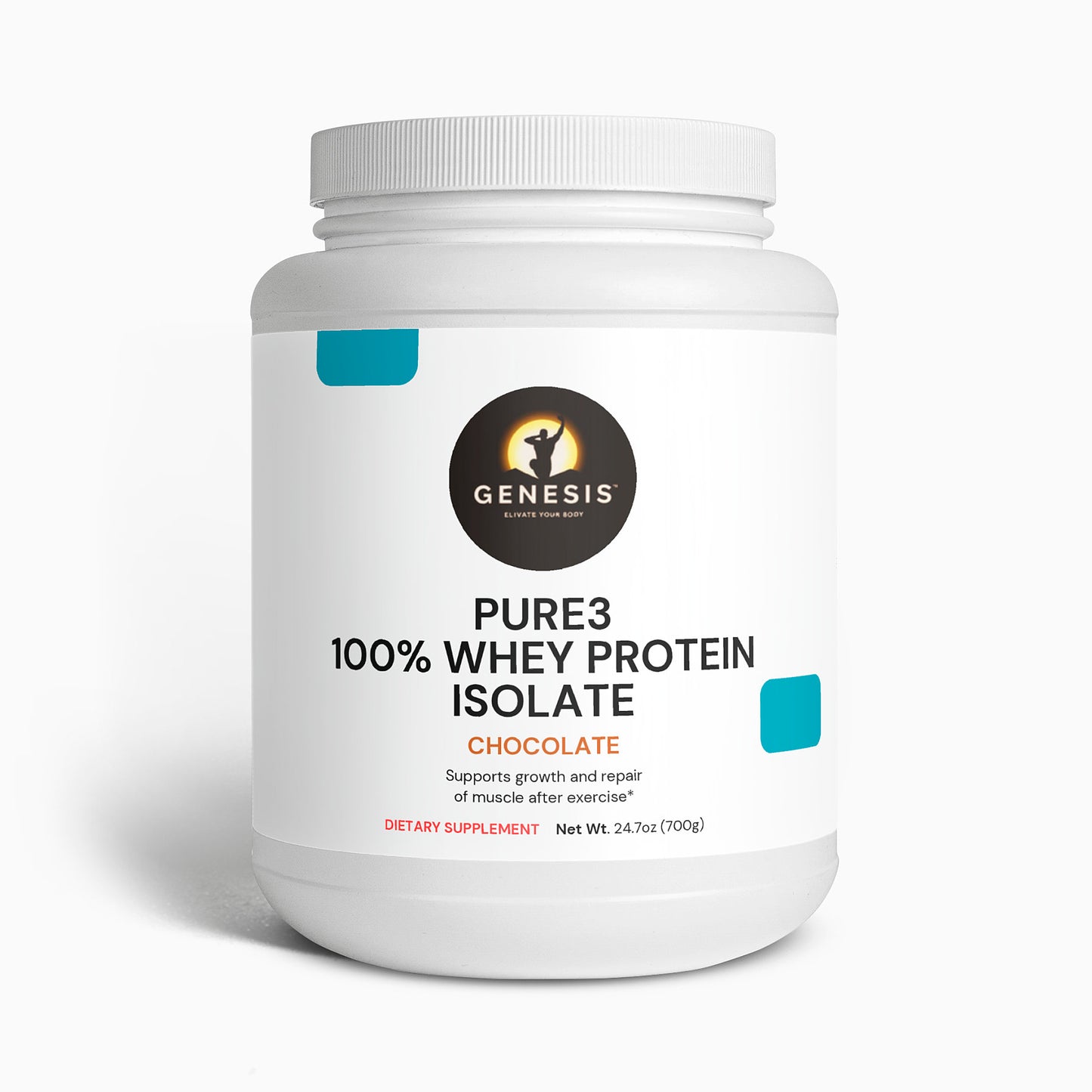 Pure3 100% Whey Protein Isolate (Chocolate)